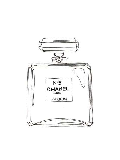 chanel perfume outline